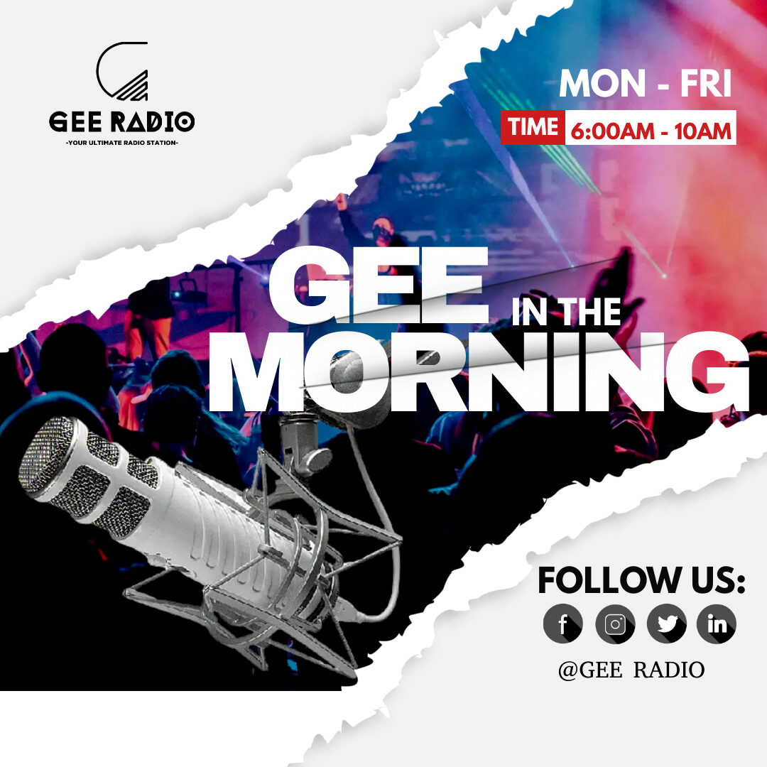 Gee in the Morning show poster