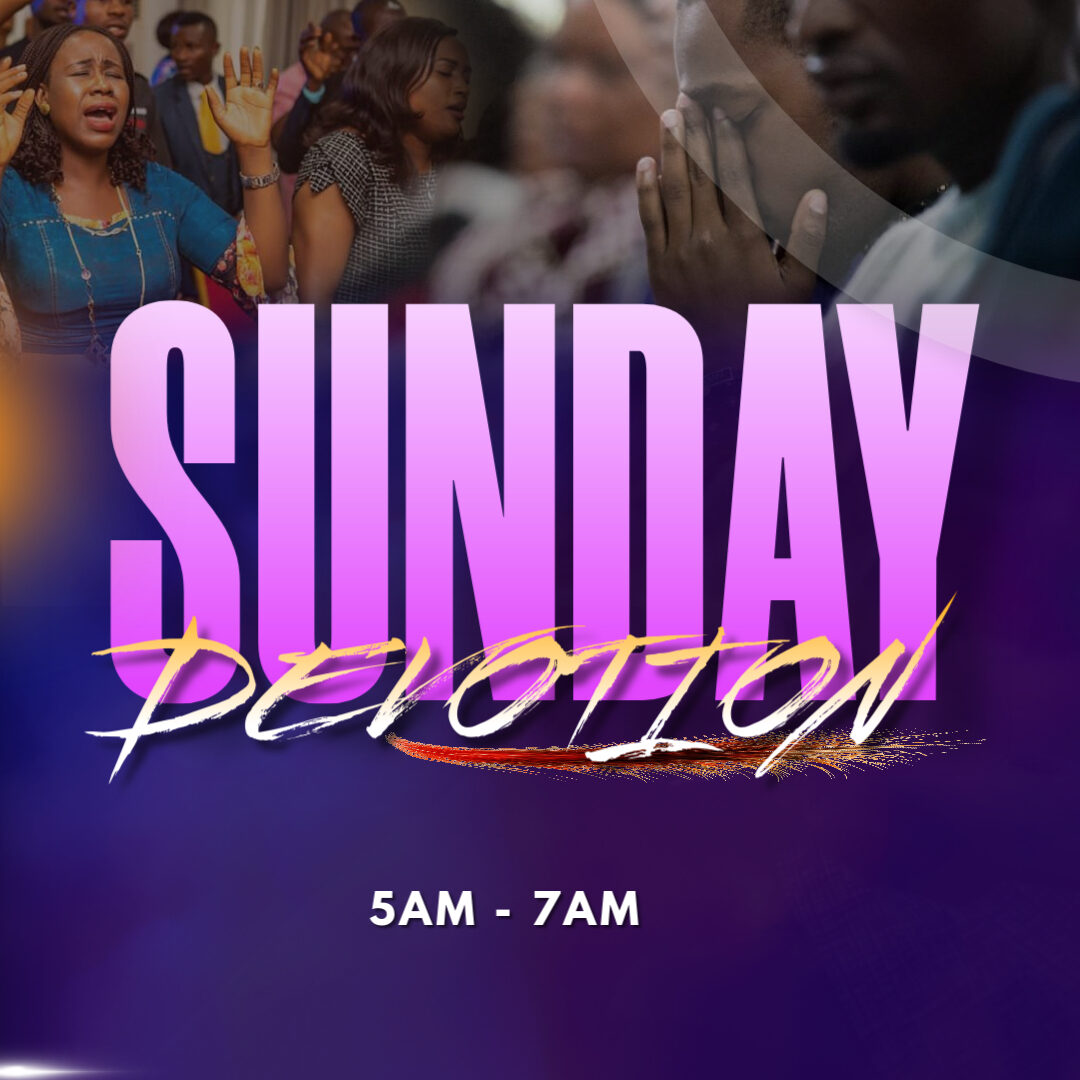 Sunday Devotion show poster